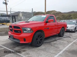 2014 Ram 1500 R/T with VIN 3C6JR6CT1EG226125, listed as a IAAI auction lot 41798376 with 156,874 mi miles. Bid and sale history available at carsss.com. Image 19.