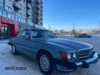 1986 Mercedes-Benz 560 with VIN WDBBA48D7GA050661, listed as a Copart auction lot 44859025 with 92,900 mi miles and Clean Title. Bid and sale history available at carsss.com. Image 1.