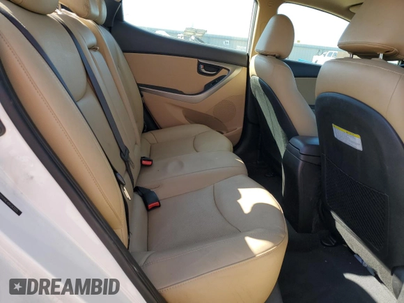2013 Hyundai Elantra Limited z VIN 5NPDH4AEXDH343225, wystawiony jako Copart lot #88441585 z przebiegiem 162 095 mil mil oraz Nie do naprawy • Non repairable. Historia ofert i sprzedaży dostępna na DreamBid. Obrazek 10.