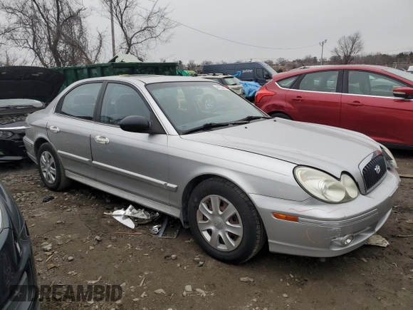 2005 Hyundai Sonata GL with VIN KMHWF25S85A191954, listed as a Copart auction lot 44233495 with 155,322 mi miles and Salvage Title. Bid and sale history available at carsss.com. Image 4.