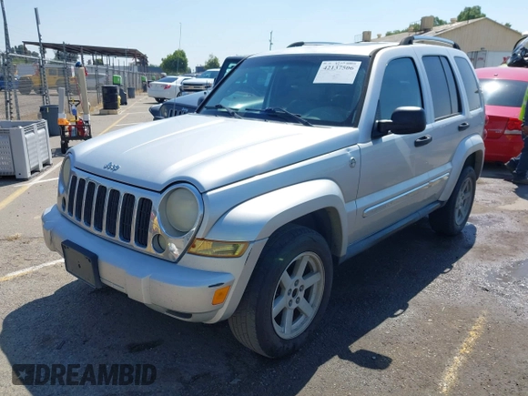2005 Jeep Liberty Limited with VIN 1J4GL58K55W727495, listed as a IAAI auction lot 42137506 with 185,103 mi miles and . Bid and sale history available at carsss.com. Image 18.