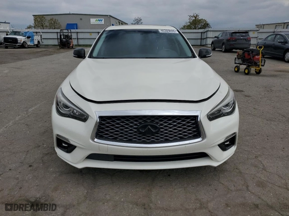 2019 Infiniti Q50 3.0t LUXE with VIN JN1EV7AP8KM514768, listed as a Copart auction lot 46309035 with 71,572 mi miles and Salvage Title. Bid and sale history available at carsss.com. Image 5.