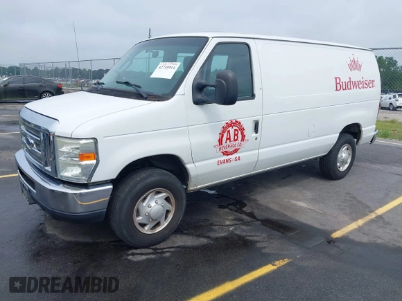 2011 Ford Econoline Cargo Commercial with VIN 1FTNE2EL3BDB39671, listed as a IAAI auction lot 42710914 with 123,621 mi miles and . Bid and sale history available at DreamBid. Image 2.