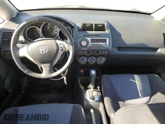 2007 Honda Fit Sport with VIN JHMGD38667S058124, listed as a Copart auction lot 49135255 with 75,686 mi miles and Salvage Title. Bid and sale history available at carsss.com. Image 8.
