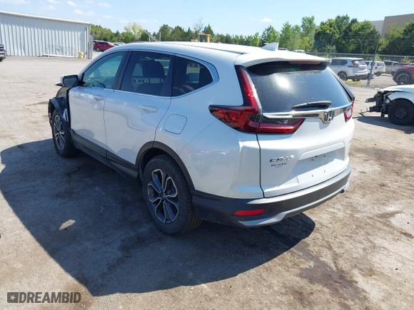 2021 Honda CR-V EX-L with VIN 2HKRW2H82MH665888, listed as a IAAI auction lot 40369407 with 54,055 mi miles. Bid and sale history available at carsss.com. Image 3.