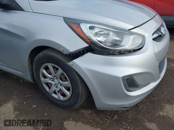 2013 Hyundai Accent GLS with VIN KMHCT4AE6DU481193, listed as a IAAI auction lot 41652387 with 148,420 mi miles. Bid and sale history available at carsss.com. Image 15.