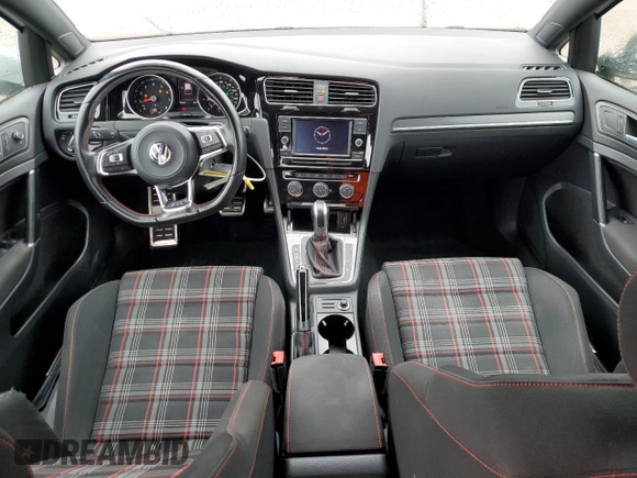 2019 Volkswagen Golf GTI S with VIN 3VW6T7AUXKM000967, listed as a Copart auction lot 58516754 with 43,355 mi miles and Salvage Title. Bid and sale history available at carsss.com. Image 8.