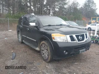 2015 Nissan Armada Platinum z VIN 5N1BA0NF1FN610581, wystawiony jako IAAI lot #41560953 z przebiegiem 149 375 mil mil oraz . Historia ofert i sprzedaży dostępna na DreamBid. Obrazek 1.