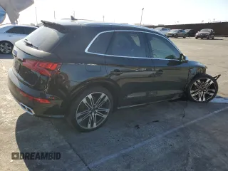 2018 Audi SQ5 Premium Plus with VIN WA1A4AFY3J2138336, listed as a Copart auction lot 56343445 with 45,763 mi miles and Salvage title. Bid and sale history available at DreamBid. Image 3.