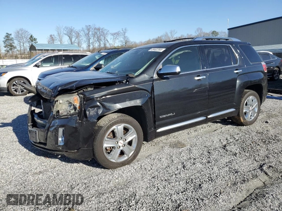 2013 GMC Terrain Denali with VIN 2GKALYEK1D6141312, listed as a Copart auction lot 49402365 with 185,104 mi miles and Salvage Title. Bid and sale history available at DreamBid. Image 1.