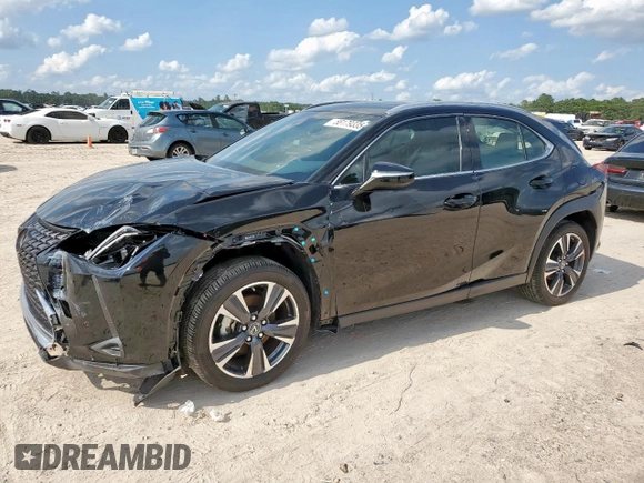 2024 Lexus UX 250h with VIN JTHX6JBH8R2172668, listed as a Copart auction lot 58179335 with 12,581 mi miles and Salvage title. Bid and sale history available at DreamBid. Image 1.