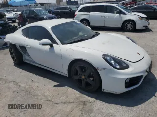 2015 Porsche Cayman with VIN WP0AA2A81FK160807, listed as a Copart auction lot 53611305 with 60,866 mi miles and Salvage Title. Bid and sale history available at DreamBid. Image 4.