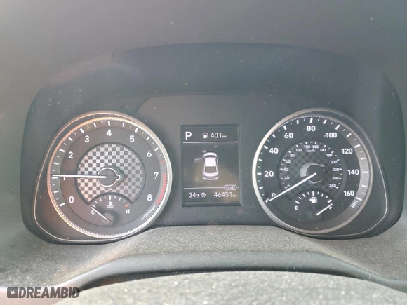 2020 Hyundai Elantra SE with VIN 5NPD74LF3LH595910, listed as a Copart auction lot 88266225 with 46,451 mi miles and Salvage Title. Bid and sale history available at carsss.com. Image 9.