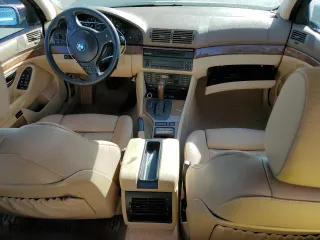 2002 BMW 5 Series 540iA with VIN WBADN63412GM74129, listed as a Copart auction lot 74437244 with 0 mi miles and Clean Title. Bid and sale history available at carsss.com. Image 8.
