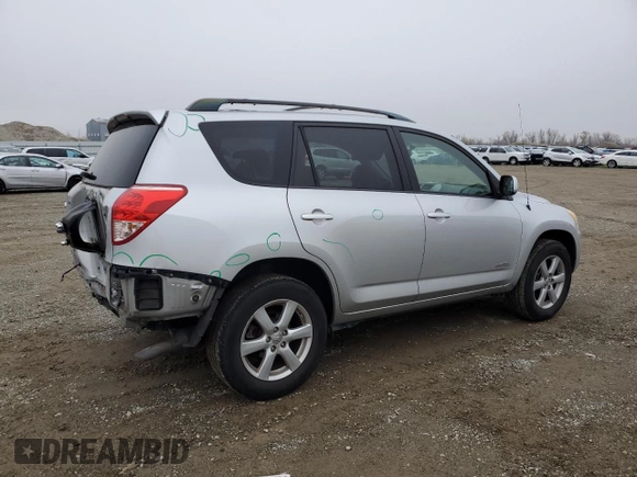 2007 Toyota RAV4 Limited with VIN JTMZK31V675008534, listed as a Copart auction lot 85520574 with 276,196 mi miles and Salvage Title. Bid and sale history available at carsss.com. Image 3.
