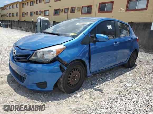 2012 Toyota Yaris L z VIN JTDKTUD35CD504228, wystawiony jako Copart lot #58016035 z przebiegiem 192 105 mil mil oraz Czysty tytuł • Clean title. Historia ofert i sprzedaży dostępna na DreamBid. Obrazek 1.