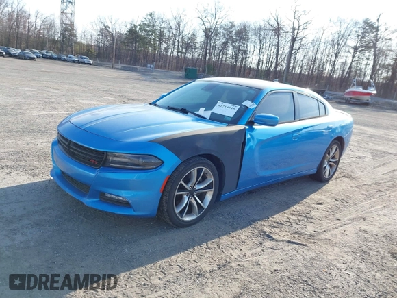 2015 Dodge Charger RT with VIN 2C3CDXCT2FH777188, listed as a IAAI auction lot 41714148 with Not Provided miles and . Bid and sale history available at DreamBid. Image 2.