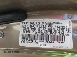 1999 Toyota Camry LE с VIN 4T1BG28K8XU483578, выставлен на аукционе IAAI как лот 42450294 с пробегом 122 664 миль миль и . История ставок и продаж доступна на DreamBid. Изображение 9.