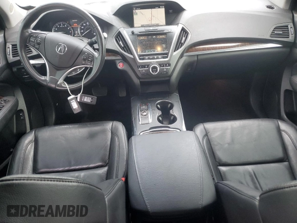 2017 Acura MDX Technology z VIN 5FRYD4H57HB034222, wystawiony jako Copart lot #57698485 z przebiegiem 85 414 mil mil oraz Szkoda całkowita • Salvage title. Historia ofert i sprzedaży dostępna na DreamBid. Obrazek 8.