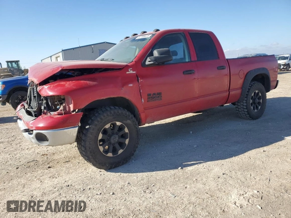 2005 Dodge Ram 2500 SLT with VIN 3D7KR28C45G784409, listed as a Copart auction lot 87700415 with 0 mi miles and Salvage Title. Bid and sale history available at carsss.com. Image 1.