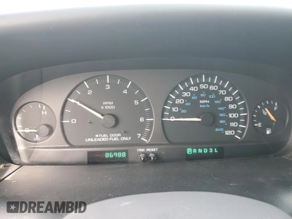 1998 Dodge Grand Caravan with VIN 1B4GP54R7WB598906, listed as a Copart auction lot 53277945 with 86,988 mi miles and Clean Title. Bid and sale history available at DreamBid. Image 9.