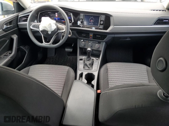 2023 Volkswagen Jetta S with VIN 3VW5M7BU0PM026511, listed as a Copart auction lot 62201605 with 19,805 mi miles and Salvage title. Bid and sale history available at DreamBid. Image 8.
