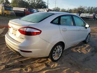 2017 Ford Fiesta Titanium with VIN 3FADP4CJ1HM123863, listed as a Copart auction lot 80270774 with 66,911 mi miles and Salvage Title. Bid and sale history available at DreamBid. Image 3.