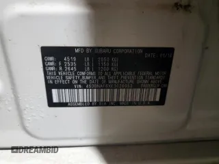 2019 Subaru Legacy Premium with VIN 4S3BNAF6XK3026053, listed as a Copart auction lot 42699805 with 42,248 mi miles and Salvage Title. Bid and sale history available at DreamBid. Image 12.