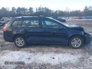 2017 Volkswagen Golf SportWagen S with VIN 3VWC17AU0HM502498, listed as a IAAI auction lot 41326696 with 158,663 mi miles. Bid and sale history available at carsss.com. Image 13.