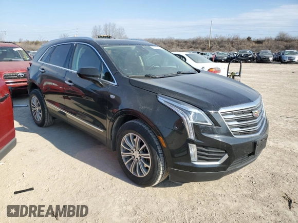 2018 Cadillac XT5 Luxury AWD with VIN 1GYKNDRS0JZ242526, listed as a Copart auction lot 47269445 with 52,574 mi miles and Salvage Title. Bid and sale history available at DreamBid. Image 4.