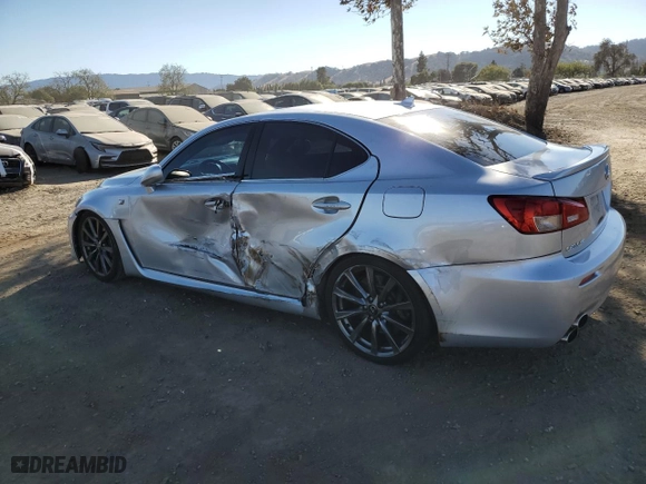 2008 Lexus IS F with VIN JTHBP262X85002134, listed as a Copart auction lot 76421374 with NaN miles and Salvage Title. Bid and sale history available at carsss.com. Image 2.