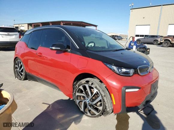 2018 BMW i3 with VIN WBY7Z4C5XJVD97368, listed as a Copart auction lot 82474844 with 0 mi miles and Salvage Title. Bid and sale history available at carsss.com. Image 4.
