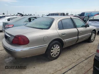 2001 Lincoln Continental with VIN 1LNHM97V71Y711366, listed as a Copart auction lot 75245564 with 0 mi miles and Non Repairable. Bid and sale history available at carsss.com. Image 3.