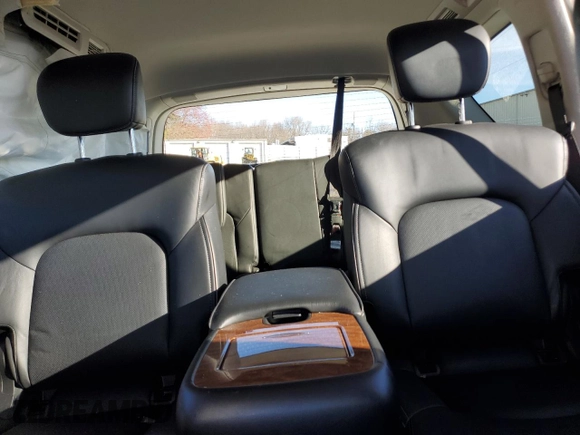 2019 Infiniti QX80 LUXE with VIN JN8AZ2NF2K9683793, listed as a Copart auction lot 45565415 with 63,650 mi miles and Salvage Title. Bid and sale history available at carsss.com. Image 10.