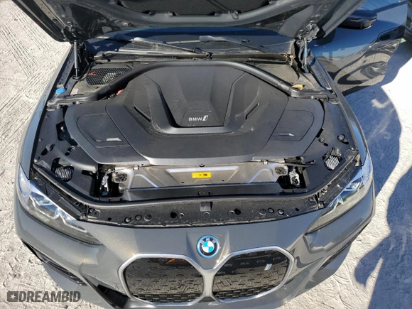 2023 BMW i4 eDrive40 with VIN WBY73AW09PFN91308, listed as a Copart auction lot 77179493 with 4,301 mi miles. Bid and sale history available at carsss.com. Image 11.