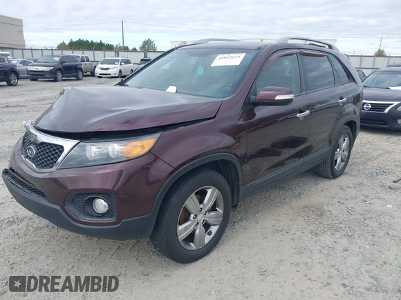 2013 Kia Sorento EX with VIN 5XYKU4A21DG312753, listed as a IAAI auction lot 41033124 with 197,459 mi miles and . Bid and sale history available at carsss.com. Image 17.