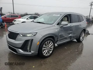 2024 Cadillac XT6 FWD Premium Luxury with VIN 1GYKPCRS5RZ702375, listed as a Copart auction lot 44265085 with 6,244 mi miles and Salvage Title. Bid and sale history available at carsss.com. Image 1.