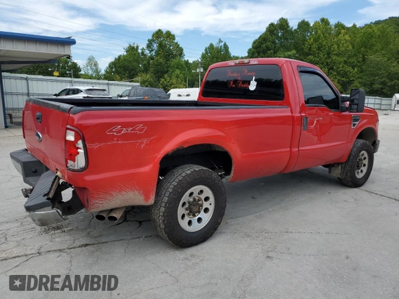 2010 Ford F-250 XL with VIN 1FTNF2B58AEA35902, listed as a Copart auction lot 66661294 with 134,687 mi miles and Salvage title. Bid and sale history available at DreamBid. Image 3.
