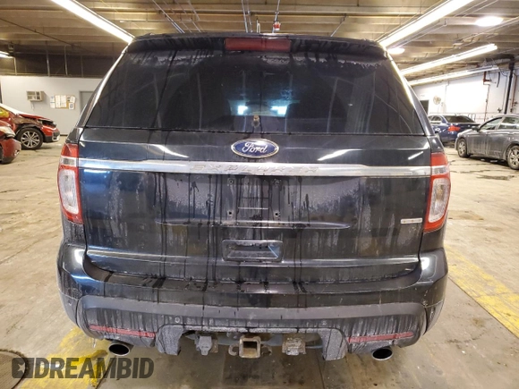 2013 Ford Explorer with VIN 1FM5K8B8XDGA68042, listed as a Copart auction lot 45408705 with 231,334 mi miles and Salvage Title. Bid and sale history available at carsss.com. Image 6.