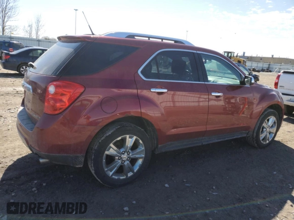 2011 Chevrolet Equinox LTZ with VIN 2CNFLGE57B6262053, listed as a Copart auction lot 49962125 with 195,468 mi miles and Non Repairable. Bid and sale history available at carsss.com. Image 3.