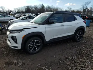 2023 Chevrolet TrailBlazer RS with VIN KL79MUSL4PB139263, listed as a Copart auction lot 47326675 with 8,840 mi miles and Salvage Title. Bid and sale history available at carsss.com. Image 1.