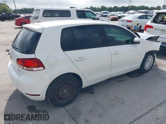 2012 Volkswagen Golf with VIN WVWDB7AJ9CW280806, listed as a IAAI auction lot 41909892 with 121,711 mi miles and . Bid and sale history available at DreamBid. Image 4.