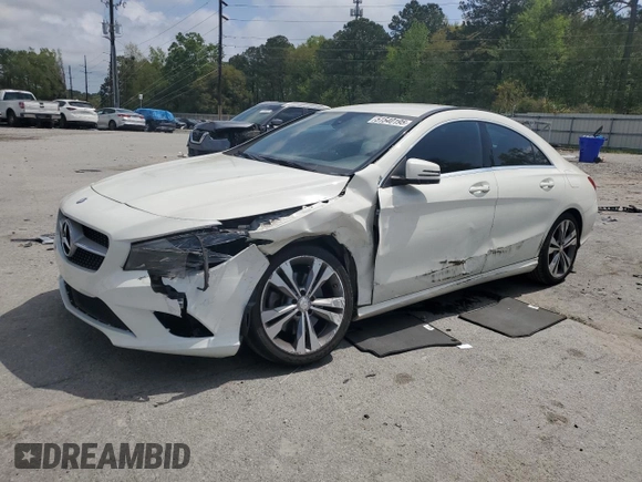 2016 Mercedes-Benz CLA 250 with VIN WDDSJ4EB9GN291902, listed as a Copart auction lot 51540195 with 99,086 mi miles and Salvage Title. Bid and sale history available at DreamBid. Image 1.
