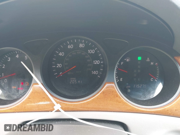 2005 Lexus ES 330 with VIN JTHBA30G855131626, listed as a IAAI auction lot 41979272 with 115,275 mi miles. Bid and sale history available at carsss.com. Image 7.