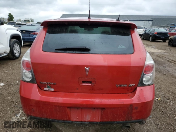 2009 Pontiac Vibe GT with VIN 5Y2SR67039Z404894, listed as a Copart auction lot 73347744 with 257,141 mi miles and Clean Title. Bid and sale history available at carsss.com. Image 6.