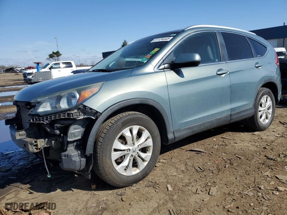 2012 Honda CR-V EX-L with VIN 5J6RM4H78CL013547, listed as a Copart auction lot 51124445 with 142,609 mi miles and Clean Title. Bid and sale history available at carsss.com. Image 1.