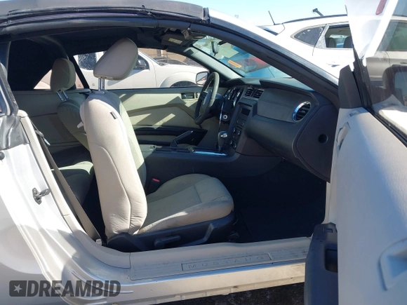 2010 Ford Mustang V6 with VIN 1ZVBP8EN9A5122431, listed as a IAAI auction lot 41802456 with 150,524 mi miles and . Bid and sale history available at carsss.com. Image 5.
