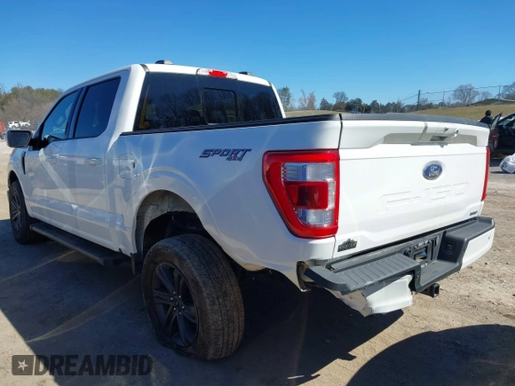 2023 Ford F-150 XL with VIN 1FTFW1E84PFB71578, listed as a IAAI auction lot 41684076 with 30,759 mi miles. Bid and sale history available at carsss.com. Image 3.