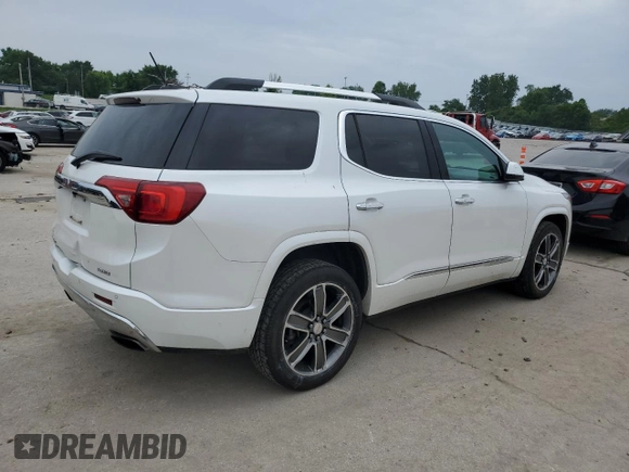 2017 GMC Acadia Denali with VIN 1GKKNXLS1HZ148329, listed as a Copart auction lot 59635205 with 123,298 mi miles and Salvage title. Bid and sale history available at DreamBid. Image 3.