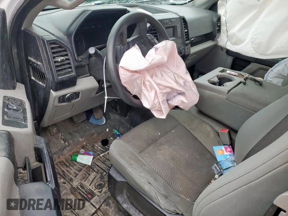2017 Ford F-150 XL с VIN 1FTFX1EF1HKC71609, выставлен на аукционе Copart как лот 59606385 с пробегом Не указан миль и Списание • Salvage title. История ставок и продаж доступна на DreamBid. Изображение 8.